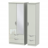 Derwent Standard 4 Drawer Mirrored Triple Robe