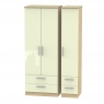 Mayfair Tall Triple 2 Drawer + Drawer Wardrobe