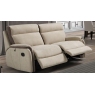 Capri 3 Seater (2 Cushion) Manual Recliner Sofa