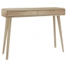 Evergreen Solid Oak Console Table