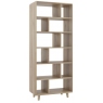 Evergreen Solid Oak Tall Display Cabinet