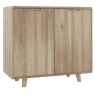 Evergreen Solid Oak 2 Door Sideboard