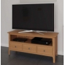 Newton Oak Finish Large TV Cabinet