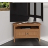 Newton Oak Finish Corner TV Cabinet