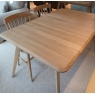 Evergreen Solid Oak Extending Dining Table (1.4-1.8m) with 4 Dining Chairs