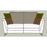 Alstons Darwin 3 Seater Sofa (Pillow Back)