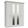 Altanta 4 Door Mirrored Wardrobe