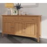 Newton Oak Finish 3 Door Sideboard